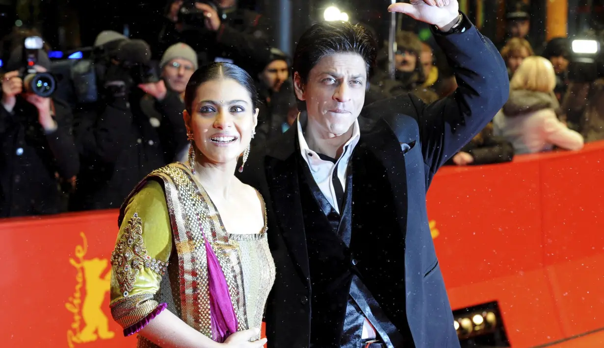 Shahrukh Khan dan Kajol. (Bintang/EPA)