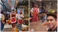 Artis Indonesia kunjungi Karen's Diner Jakarta (Foto: instagram lucintaluna_manjalita / TikTok Athalla Naufal)