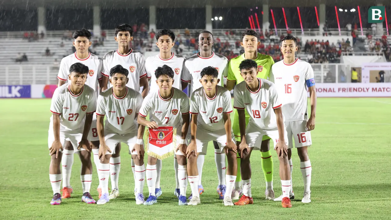 Jersey away anyar berwarna putih digunakan Timnas Indonesia U-20 Vs China U-20