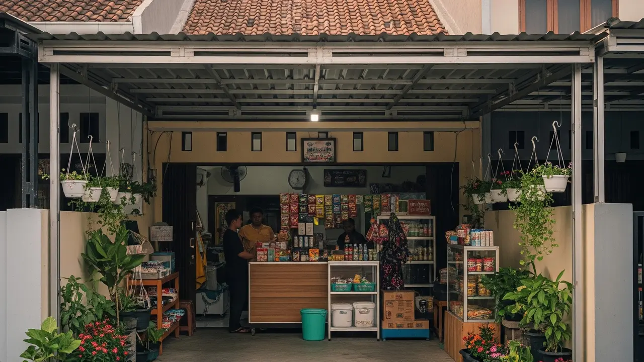 Cara Memanfaatkan Sudut Carport Menjadi Tempat Usaha yang Menarik