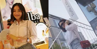 Nikita Willy tampil mencuri perhatian saat berkunjung rumah beauty brand di Korea Selatan. [@nikitawillyofficial94]