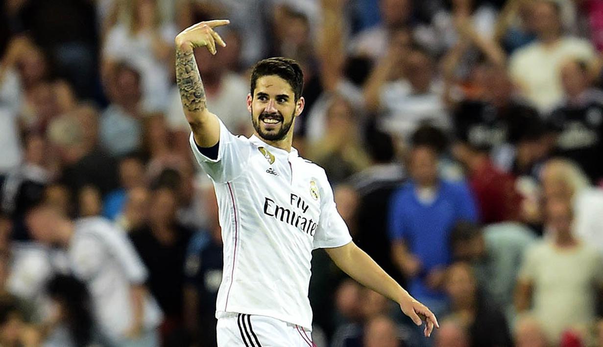 Sedangkan untuk akurasi tendangan pemain Real Madrid, Isco, hanya 44 persen. (AFP/Gerard Julien)