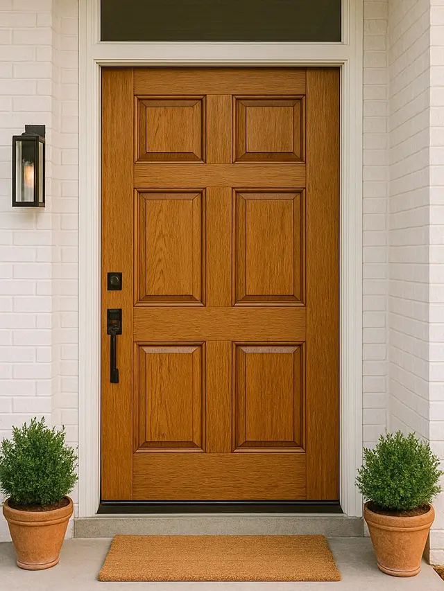 Contoh Model Pintu Depan Rumah dengan Desain 1 Pintu