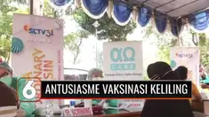 Hasil kerjasama dengan Pemerintah Provinsi DKI Jakarta sebagai penyedia vaksin, YPP SCTV-Indosiar dan Yayasan Karya Alpha Omega salurkan layanan vaksinasi gratis dalam Xtra Ordinary Vaksin disambut antusiasme ratusan warga.