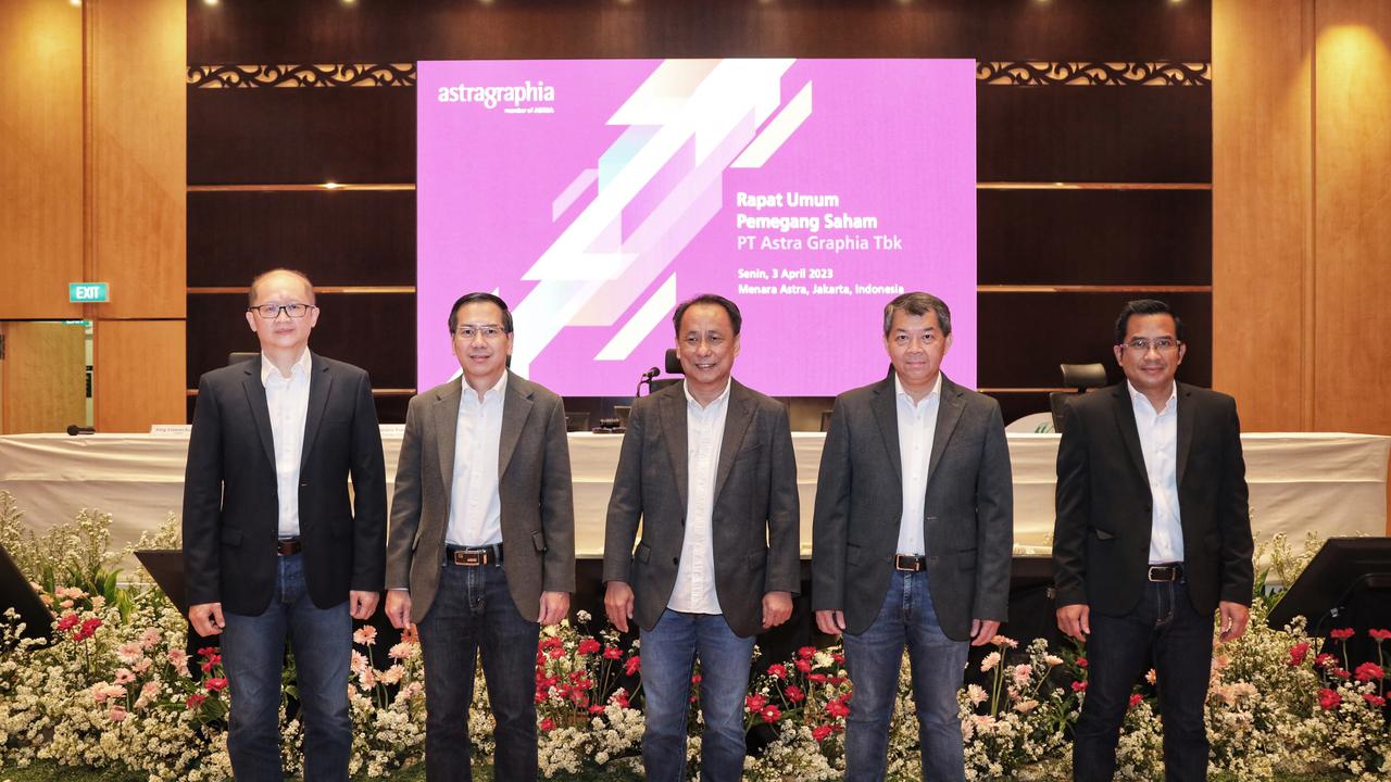 PT Astragraphia Tbk (ASGR) merombak susunan pengurus dalam RUPST Perseroan, Senin, 3 April 2023. (Foto: Astragraphia)