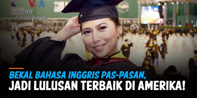VIDEO: Mahasiswi Indonesia Jadi Lulusan Terbaik di Universitas Northeastern Boston, Keren!