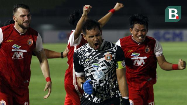 FOTO: Super Dramatis, Persija Singkirkan PSM 4-3 Lewat Adu Penalti - Andritany Ardhiyasa