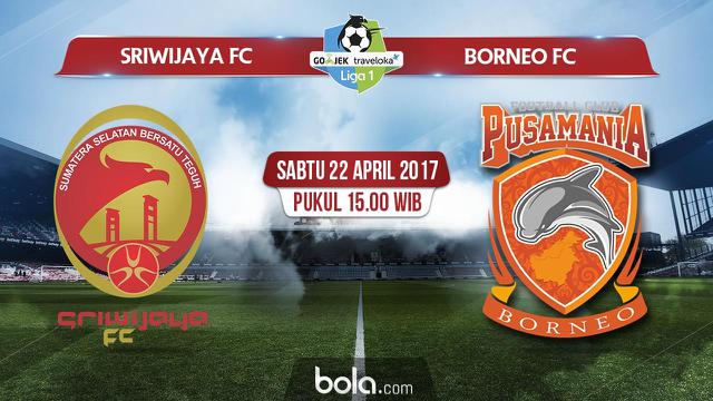 Sriwijaya FC Vs Borneo FC (Bola.com/Adreanus Titus)