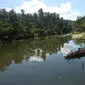 Sungai ulu Konawe, tempat kakek Badu beraktifitas sebagai pengemudi perahu.(Liputan6.com/Ahmad Akbar Fua)