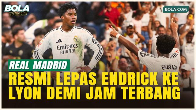 Resmi! Endrick Perkuat Lyon dengan Status Dipinjamkan, Demi Jam Terbang dan Menit Bermain