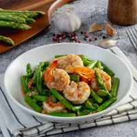 ilustrasi udang asparagus/Jaded Art/Shutterstock