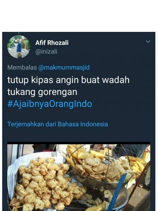 Ajaibnya Orang Indonesia Versi Netizen (Sumber: Twitter)