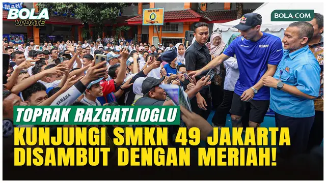 Toprak Razgatlioglu Meriahkan Meet and Greet di SMKN 39 Jakarta