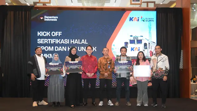 KAI Dorong UMKM Berkelas Dunia Lewat Sertifikasi Halal, BPOM, dan HKI