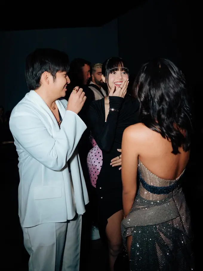 Angga Yunanda, Lisa Blackpink, Shenina Cinnamon (Instagram/sheninacinnamon)