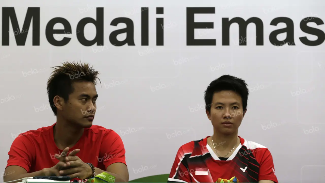 Tontowi Ahmad dan Liliyana Natsir. (Bola.com/Arief Bagus)