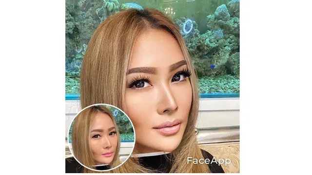 Ikuti Trend 'Oplas' FaceApp, Ini 6 Gaya Inul Daratista yang Curi Perhatian