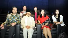 BJ Habibie saat acara nonton bareng film "Merry Riana: Mimpi Sejuta Dolar" di kantor MD Entertainment, Jakarta, Jumat (26/12/2014). (Liputan6.com/Panji Diksana)
