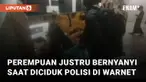 Nasib apes dialami oleh seorang perempuan saat bermain judi slot di ponselnya di sebuah warnet