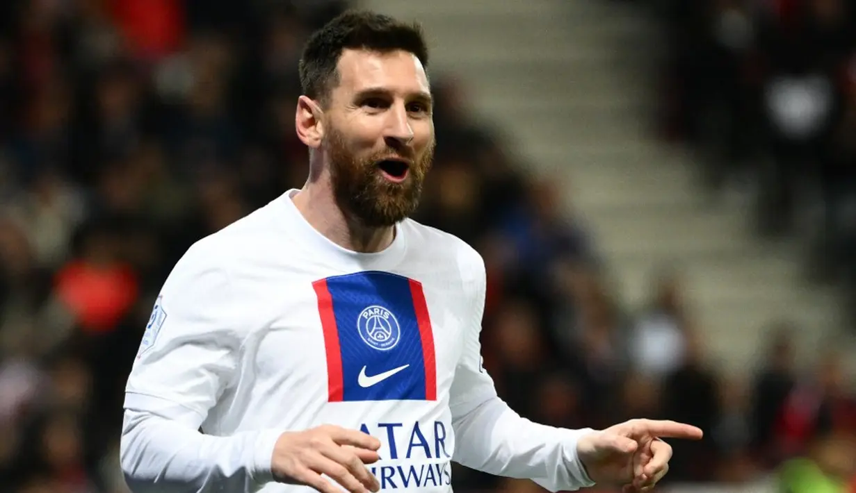 <p>Rinciannya, Lionel Messi mencetak 702 gol dan mencatatkan 298 assist. (CHRISTOPHE SIMON/AFP)</p>