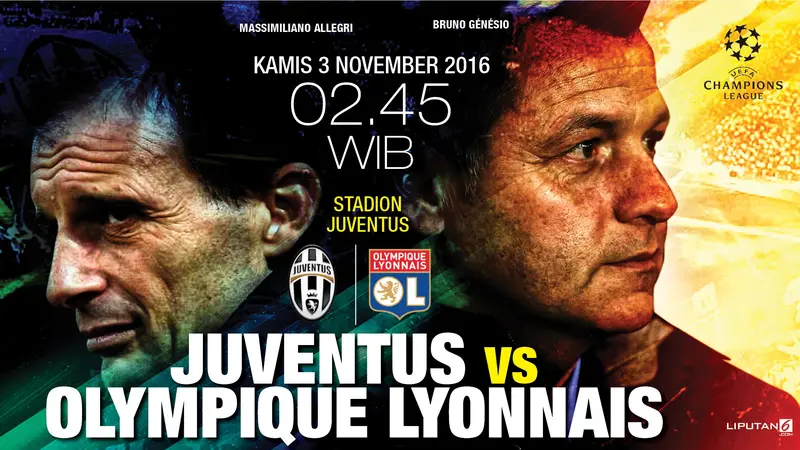 Prediksi JUVENTUS VS OLYMPIQUE LYONNAIS