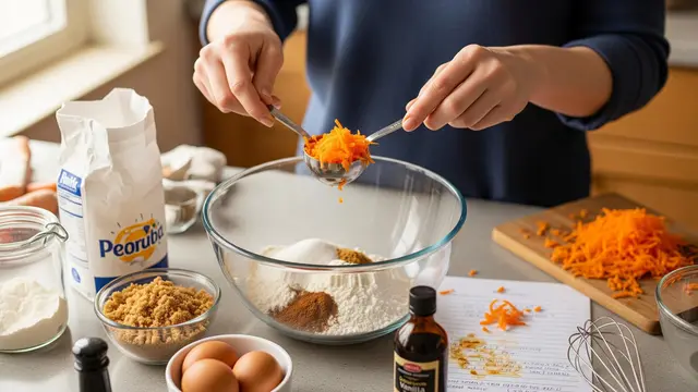 Membuat Cake Wortel Takaran Sendok
