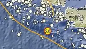 Gempa Magnitudo 5,8 Guncang Sumur Banten