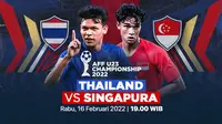 Saksikan Live Streaming Piala AFF U-23 Malam Ini : Thailand Vs Singapura di Vidio