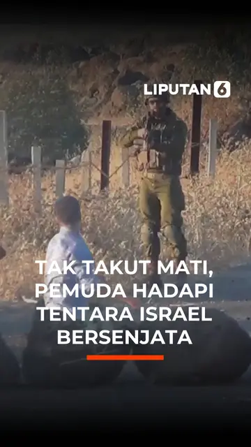 Tak Takut Mati, Pemuda Hadapi Tentara Israel Bersenjata