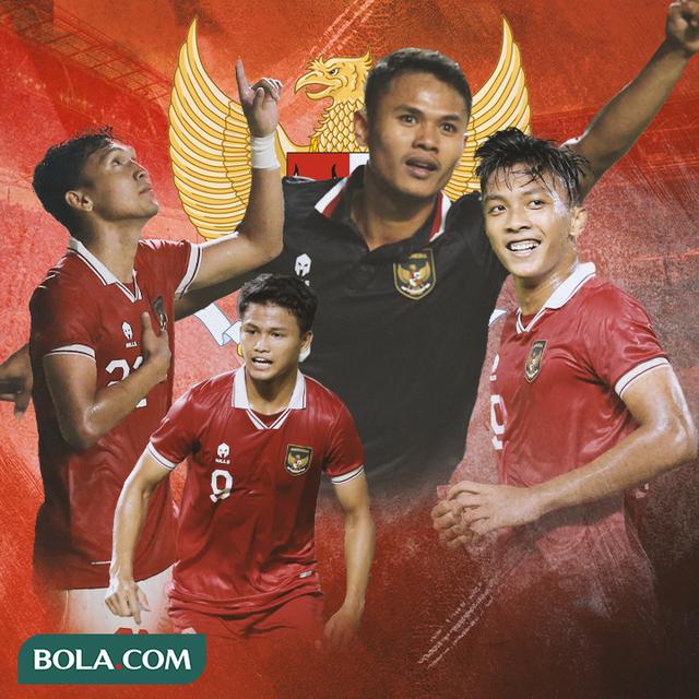 Timnas Indonesia - Dimas Drajad, Dendy Sulis, Hokky Caraka dan Rabbani Tasnim