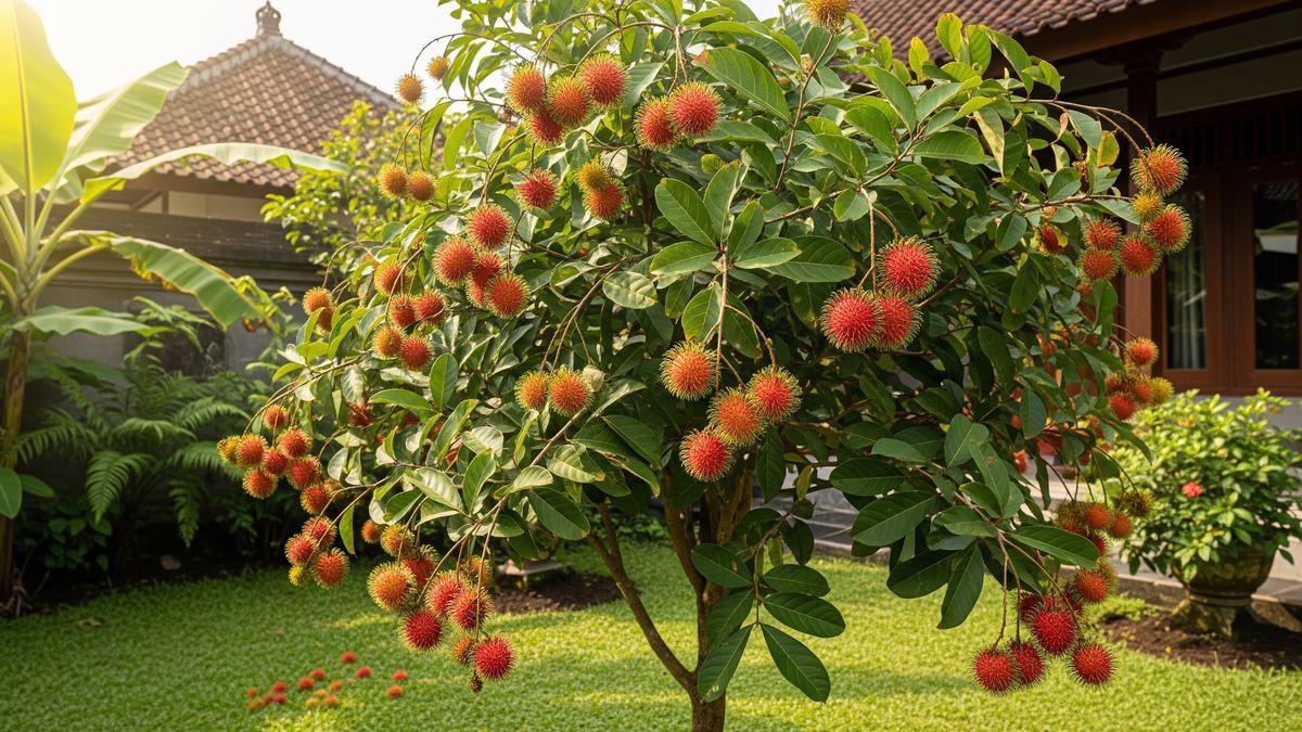 12 Cara Menanam Rambutan di Pekarangan agar Tidak Terlalu Besar dan Tetap Lebat Berbuah