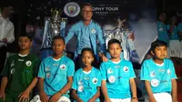 Mantan penyerang Manchester City, Paul Dickov, di Arena Football Plus, Parongpong, Kabupaten Bandung Barat, Jumat (28/9/2018). (Bola.com/Erwin Snaz)