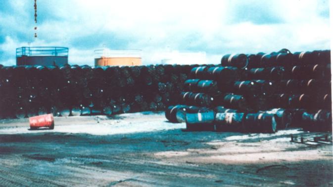 Timbunan Agent Orange milik militer AS pada Perang Vietnam (US Army / Wikimedia / Creative Commons)