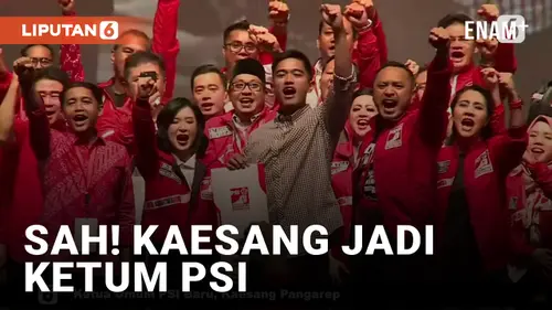 VIDEO: Kaesang Resmi Jadi Ketua Umum PSI