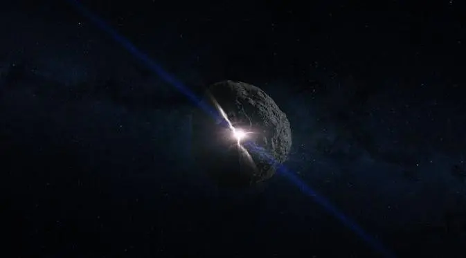 Ilustrasi asteroid Bennu (NASA)