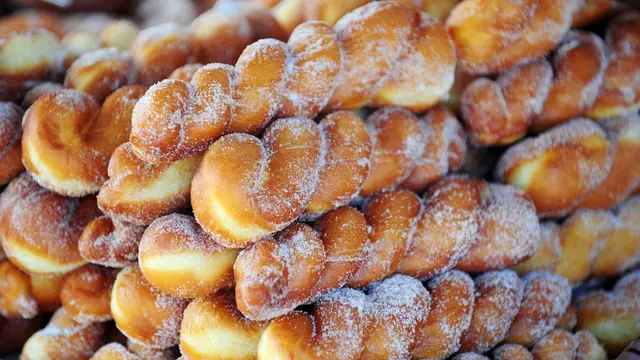 Ilustrasi donat kkwabaegi