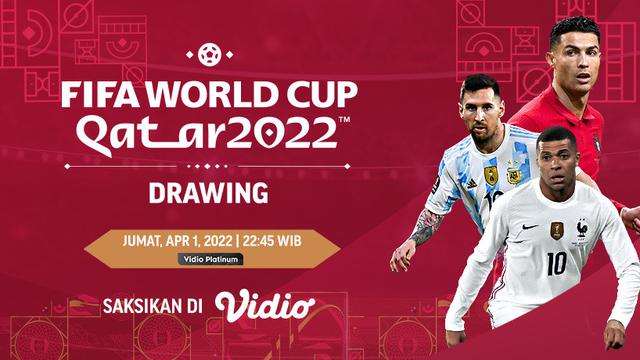 Link Live Streaming Drawing Piala Dunia Qatar 2022 di Vidio Malam Ini