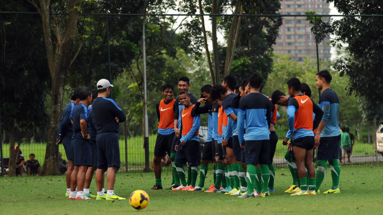 Latihan Timnas Indonesia U-23