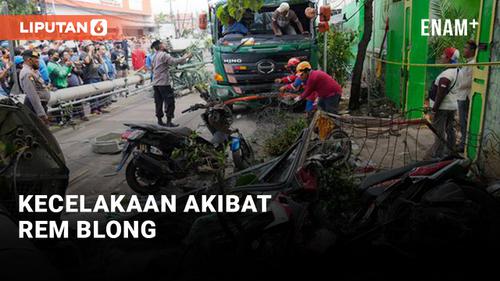 VIDEO: Kecelakaan Truk Maut di Bekasi karena Rem Blong