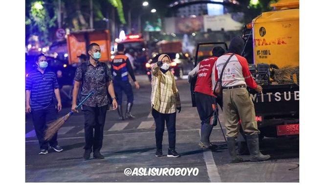 Pembenahan fasilitas umum Surabaya(Sumber: Instagram/aslisuroboyo)