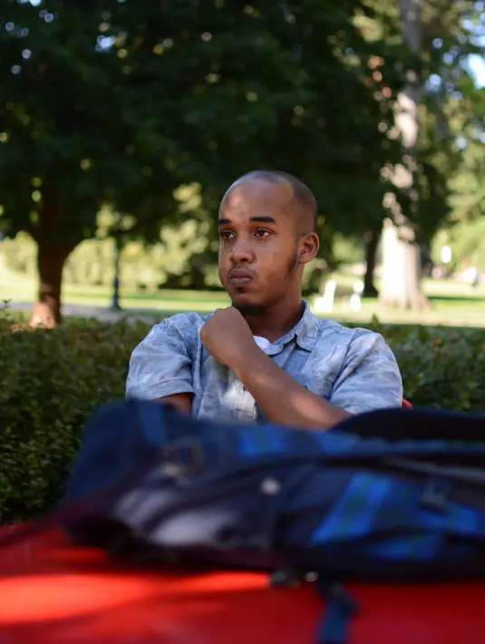 File foto Abdul Razak Ali Artan (18), pelaku penyerangan brutal di Ohio State University, Senin (28/11).  Pria keturunan Somalia itu tewas ditembak setelah melakukan serangan menggunakan pisau daging (Courtesy of Kevin Stankiewicz for The Lantern/REUTERS)