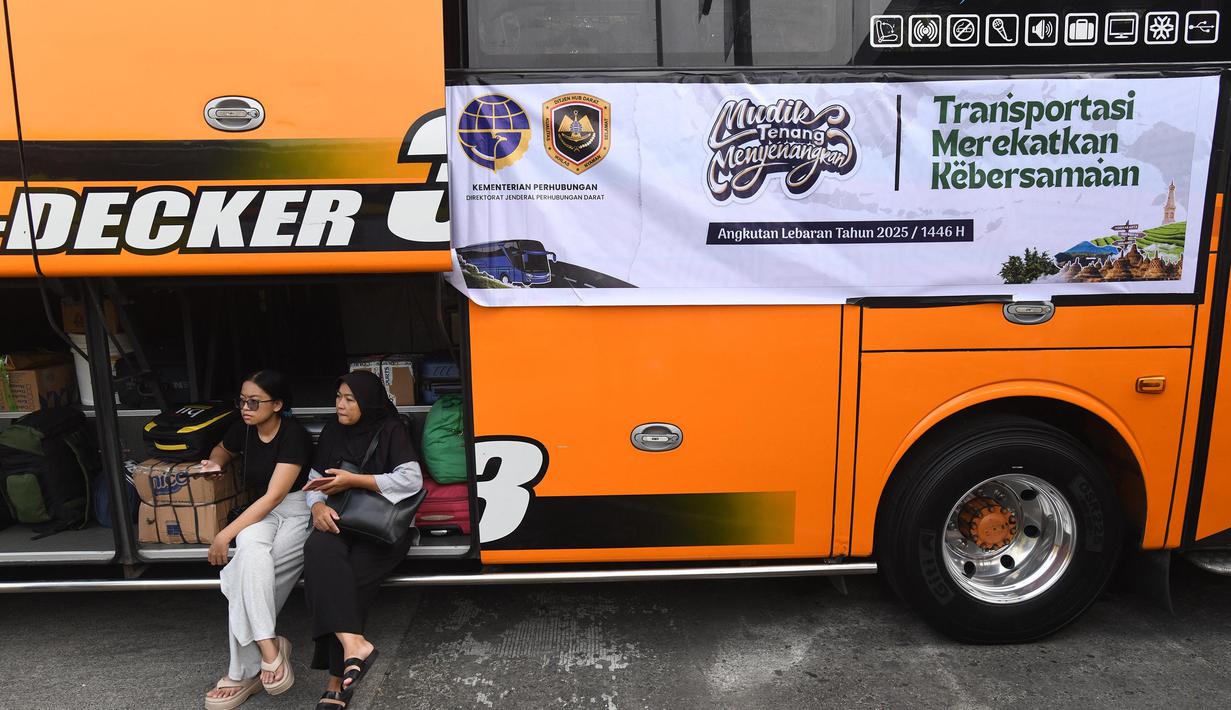 Total kuota program mudik gratis Kementerian Perhubungan pada Lebaran 2025 melalui jalur darat mencapai 2.536 pemudik. (merdeka.com/Arie Basuki)