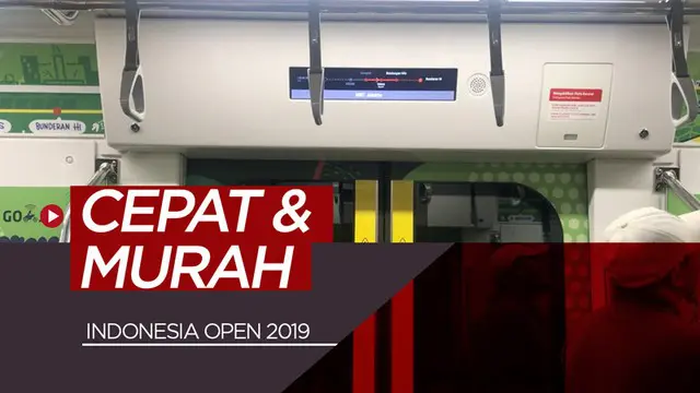 Berita video vlog Bola.com kali ini mencoba menuju ke venue Indonesia Open 2019 di Istora Senayan, Jakarta, dengan MRT (Moda Raya Terpadu).