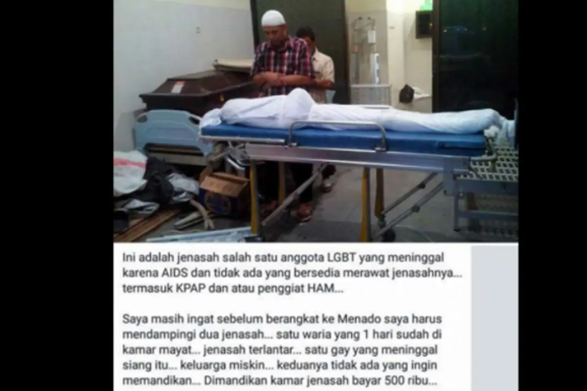 Meninggal karena AIDS, Jenazah Anggota LGBT Telantar