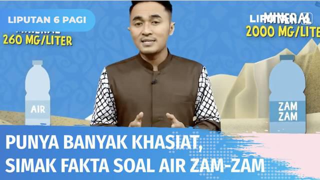 Air Zam-zam merupakan air suci bagi umat Islam saat di Makkah dan Madinah. Air ini menjadi minuman favorit bagi jemaah haji maupun jemaah umrah. Ada fakta-fakta menarik terkait air Zam-zam, apa saja?