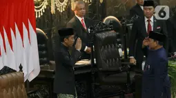 Dalam pidato perdananya sebagai Presiden, Prabowo Subianto menyatakan swasembada pangan menjadi salah satu target jangka pendek yang akan dikerjakan. (Liputan6.com/Herman Zakharia)