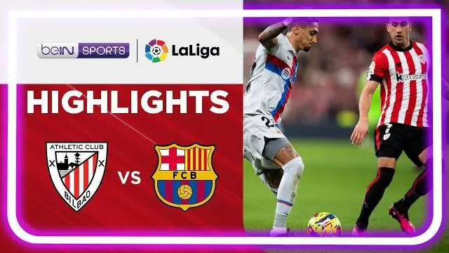 VIDEO Liga Spanyol: Gol Raphinha Antar Barcelona Taklukkan Athletic Bilbao