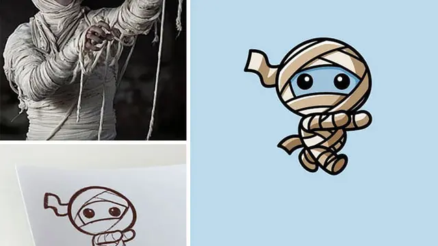 6 Ilustrasi Logo Terinspirasi dari Aktivitas Manusia Ini Hasilnya Bikin Gemas