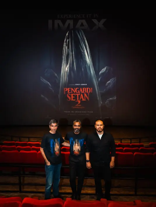 Kesempatan eksklusif untuk menjadi yang pertama menonton Pengabdi Setan 2: Communion di IMAX tersedia di seluruh studio IMAX Cinema XXI, Sabtu 30 Juli 2022, show terakhir. Presale tiket dapat dibeli mulai Selasa, 25 Juli 2022. Jilid pertama Pengabdi Setan yang rilis pada 2017 menyerap 4,2 juta penonton, memborong 13 nominasi Piala Citra FFI, dan menang 7 di antaranya. (Foto: Dok. Poplicist)