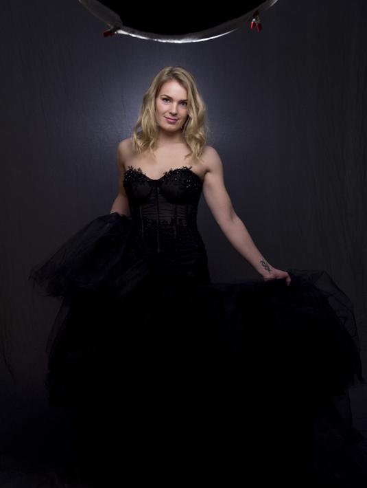 Nina Loeseth meraih gelar juara Piala Dunia Ski pertamanya di nomor Slalom pada Januari 2016 di Santa Caterina. (AFP/Joe Klamar)